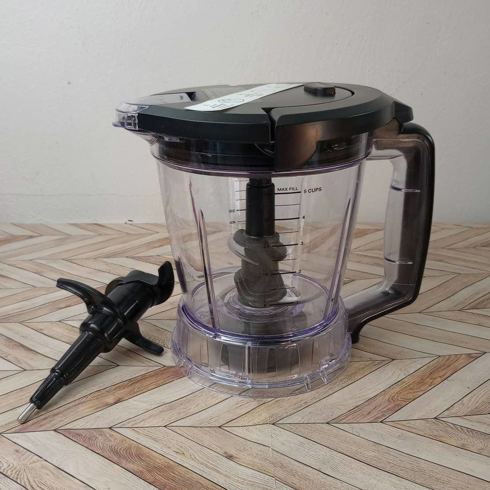 Ninja Blender Food Processor Pitcher Jar Lid & Blade Replacement 40Oz 5cups - Picture 2 of 4